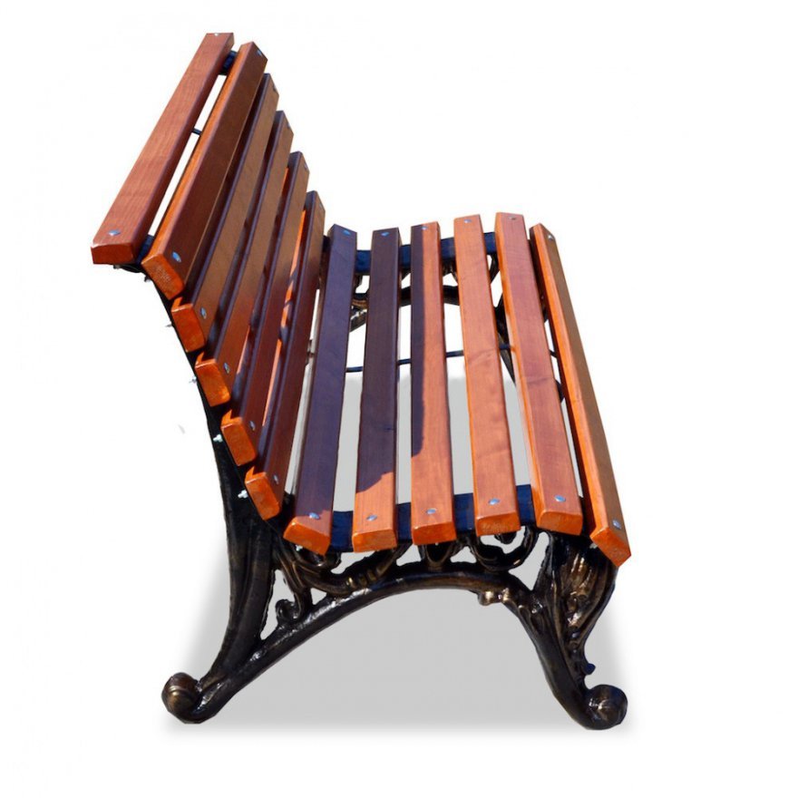 Скамейка чугунная Безмятежность 0.6 м - вид 4