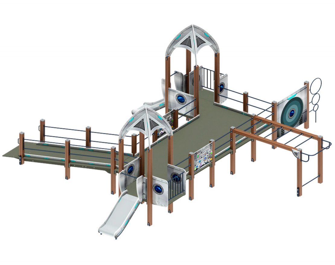 Горка Лунная база-2 h=750 - вид 4