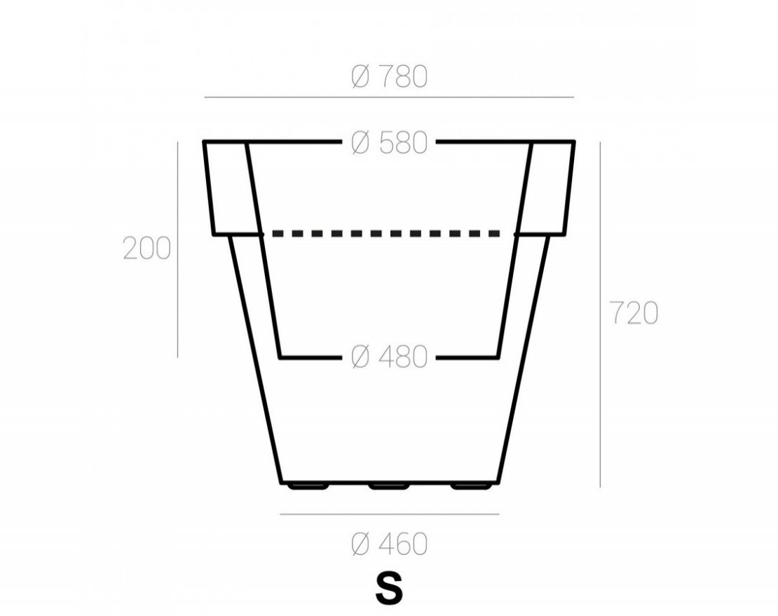 Кашпо Boach S-M - вид 2