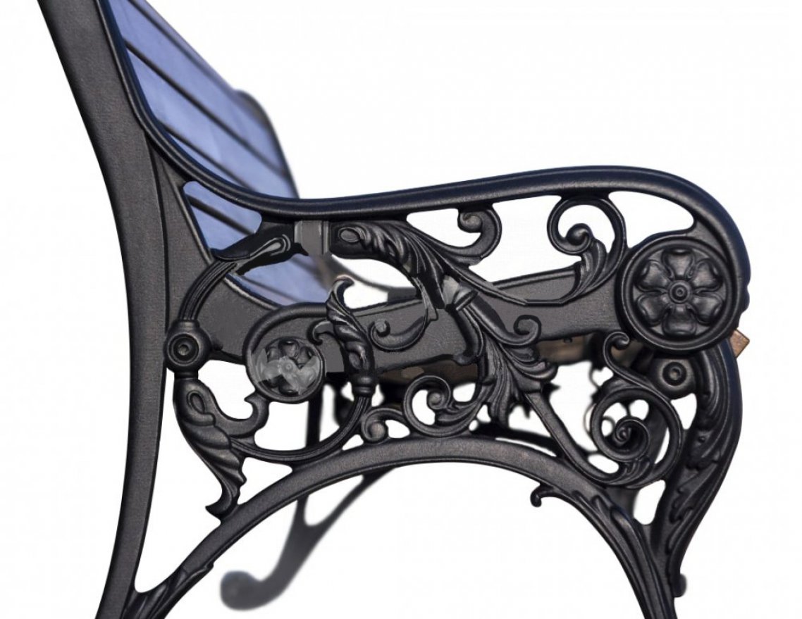 Скамейка чугунная Плие 1.8 м - вид 3