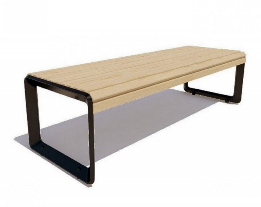 Скамейка парковая Милан (банкетка), Лиственница - вид 5