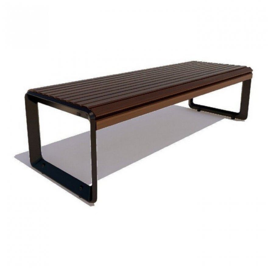 Скамейка парковая Милан (банкетка), Сосна - вид 4