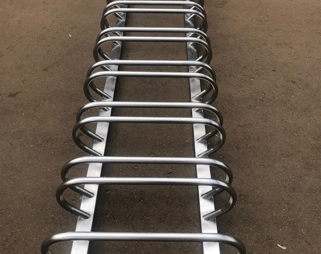 Велопарковка «Треугольник» VP73A (Нержавеющая сталь) - вид 3